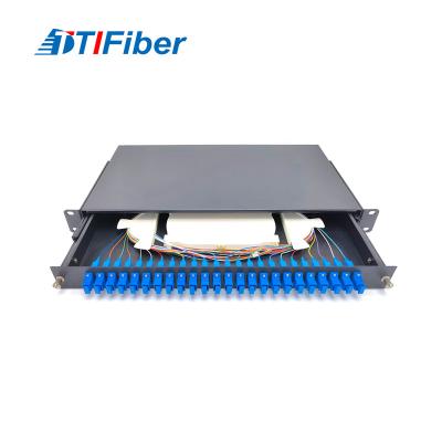 China FTTX Hot Sale 24 Cores Fiber Optic Terminal Box Suitable For SC FC LC ST Adapters for sale