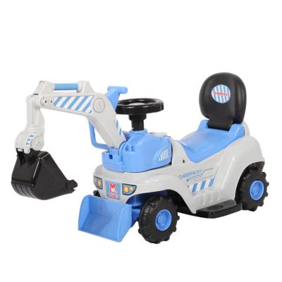 China Classic Kid Car Children's Bicycle Engineering Truck Excavator Mini Ride On Car For Children for sale