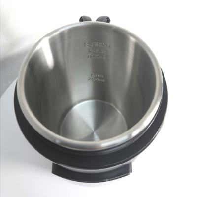 China Wireless Hot Sale Stainless Pot Temperature Control Travel Tea Inner Mug for sale