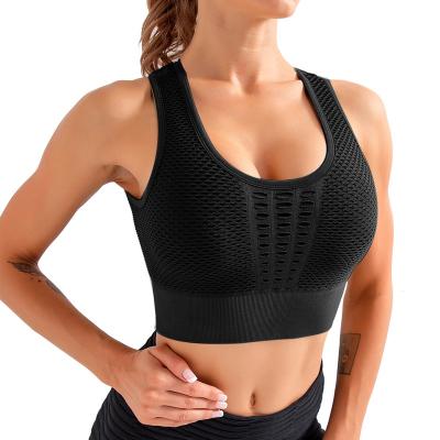 China Sports Antibacterial Breathable Women's Mesh Fitness Back Bra Shockproof Gathered Running Yoga Underwear Shaping Hot Sexy Yoga Bra xxx for sale