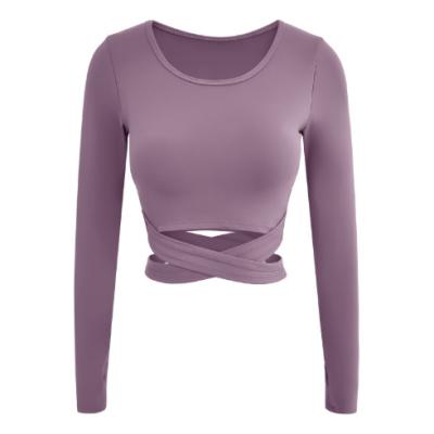 China 2021 Breathable New Technology New Items Professional Hot Sports Long Sleeve Fitness Women's Yoga Suit à venda