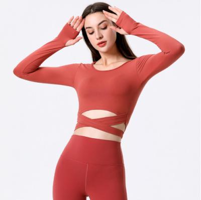 China China High Quality All-match Breathable Casual Luxury Women Long Sleeve Yoga Suit zu verkaufen