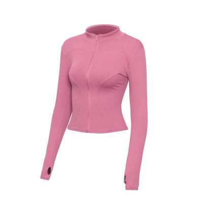 중국 2021 premium high-end import and export quality gym jacket women breathable sportswear 판매용