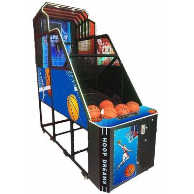 China Best Selling Deluxe Metal Indoor Sports Electronic Basketball Match Shooting Machine for sale