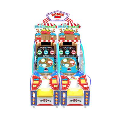 China Factory direct sales 2 players amusement sandbag carnival lottery machine sandbag game throwing machine use for sale