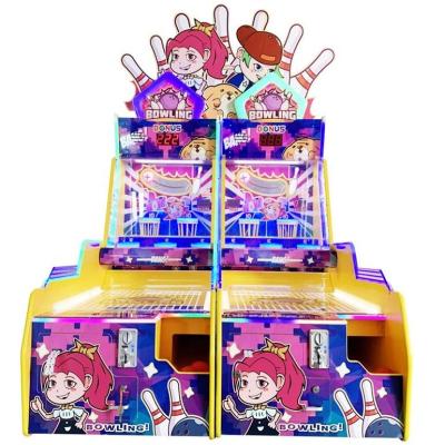 China Use High Quality 2 Players Compact Arcade Redemption Machine Coin Operated Bowling Alley Machines for sale