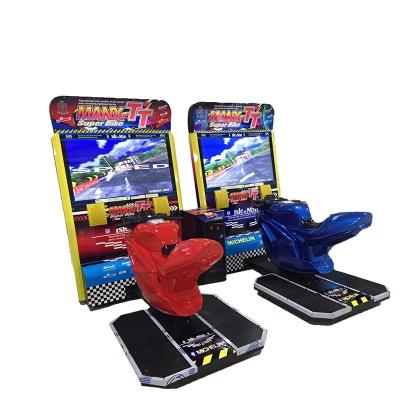 China Good Visual Quality HD Screen Game Machines Metal Driving Simulator 4D Arcade Motor Racing Car Game Machine for sale