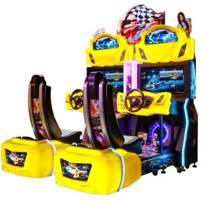 China High Quality Arcade Simulator Car Two Person Metal Outdoor Kids Rides Coin Operated Racing Game Machine for sale