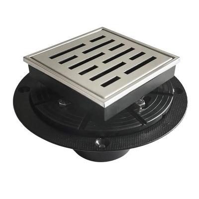 China taizhou 15cm big flow channel easy clean sus 304 stainless steel toilet wc shower floor drains grate new place of sale for sale