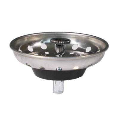 China The 430 Easy Clean Stainless Steel Sink Strainer Fittings Wash Basin Accessories Waste Drain Plugs for sale