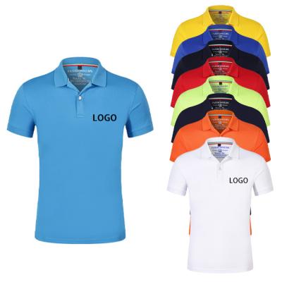 China ANYU Women Plus Size Polo T Shirts 100% Cotton Men's Polo Shirt With Printed Logo for sale