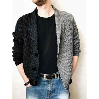 China Plus Size Long Sleeve Men Winter Cardigan  Wool Anti-Shrink Anti-wrinkle en venta