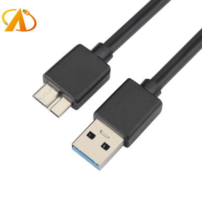 China Mobile Phone Hard Drive Data Cable High Speed ​​USB 3.0 USB 3.0 Cable A Male to Micro USB 3.0 B Male 30cm 50cm 100cm for sale