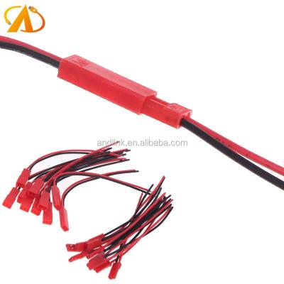 China RC Lipo Battery JST 2 Pin Connector Plug Lead Wire For Rc Li-PO Battery Discharge ESC BEC Board Male Line And Female Wire 22AWG for sale