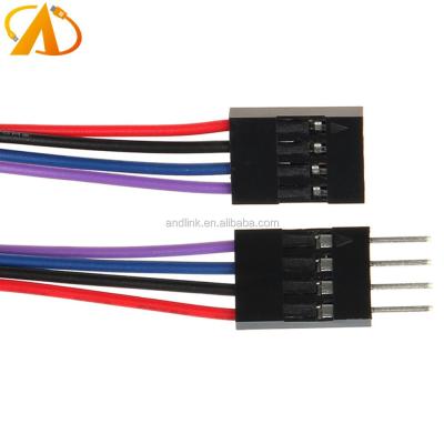 China Arduino 4 Pin Male to Female Extension Jumper Wire 4 Pin Dupont Cable for 3D Printer for sale