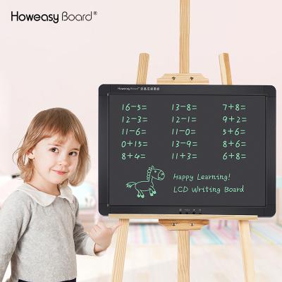 China Shenzhen Howeasy LCD Screen Drawing Flexible Tablet Black Dry Erase Doodle Board for sale