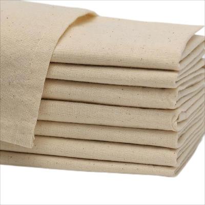 China Disposable Customized Cotton Linen Napkins Dinner Wholesale Elegant Plain Natural Wooden Design Square Table Cloth Washable Wedding Napkin for sale