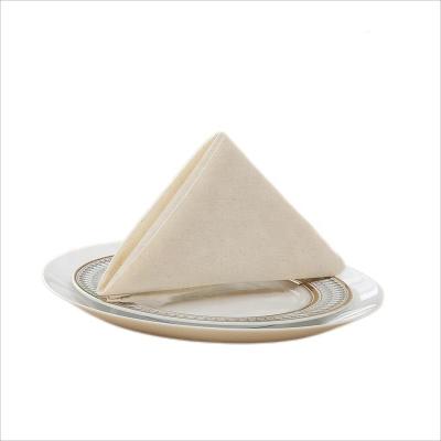 China Disposable Dinner Napkins Hotel Wedding Party Wholesale Cotton Linen Soft Fabric Placemats Table Cloth Restaurant Square Christmas Napkin for sale