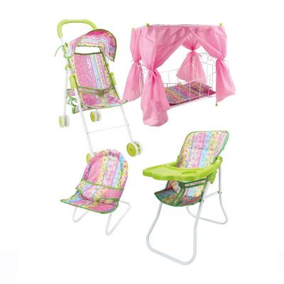 China Plastic& Best Selling High Quality Cheap Metal Baby Walker Toys Carriage Toys Set Set for sale