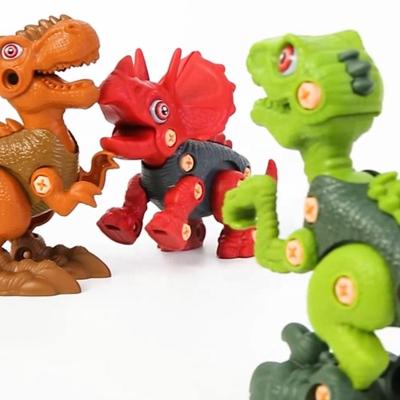 China 2020 Wholesale DIY Education Building Block 3 Dinosaur Set Toy Set Gifts For Kids for sale