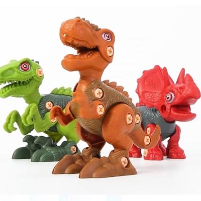 China Educational Bo Education Assemble Plastic T-Rex Dinosaur Toys For Children for sale