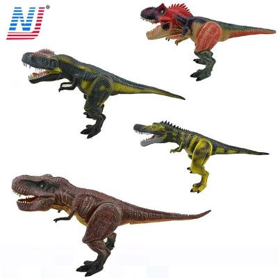 China Display& Identify Designs Educational Funny Safety Education Toys Vinyl Plastic Soft Dinosaur Toy for sale