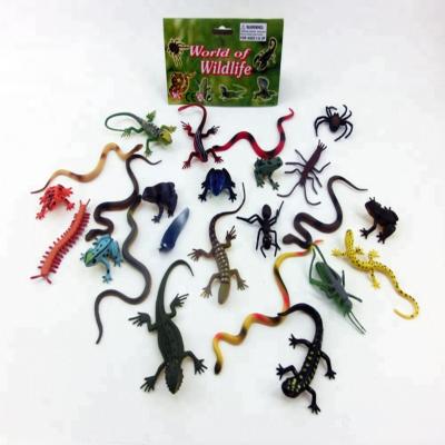 China 24 12 Pcs PVC Mini Insect Plastic Animal Toys For Kid for sale