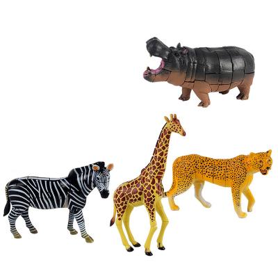 China Desert Creatures Wild Animals Toys Playing Set Artificial Wild Animals Toys For Children for sale