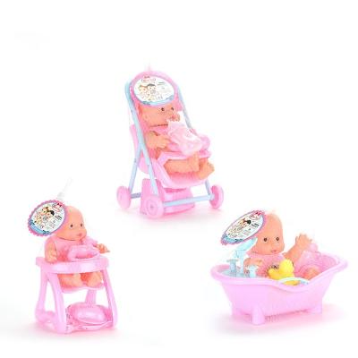 China 10 Inch Full Silicone Vinyl Funny Baby - Doll For Kids for sale