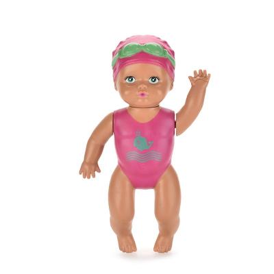 China Pink 6 Inch Funny Electric Doll Bath Swimming Toy For Kid for sale