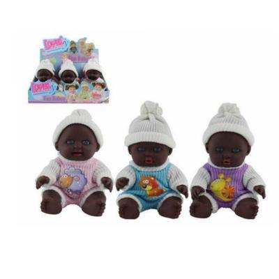 China Wholesale 8.5 Inch African Baby Changeable Clothing - Custom Black Baby Doll for sale