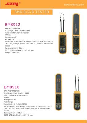 China Cr2032 Autowaaier 2999 de Weerstandsmeetapparaat van de Tellingen Digitaal Aarde, Slim SMD-Meetapparaat Te koop