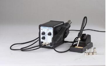 China Single Ceramics CE Hot Air Soldering Rework Station for sale