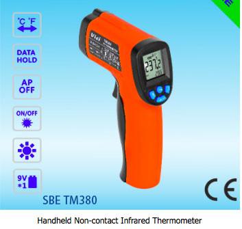 Chine Aucun thermomètre de contact, thermomètre infrarouge de non contact tenu dans la main TM380 à vendre