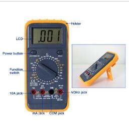 China My61 Auto Ranging Multi Meter AC / DC Current And Voltage Tester Te koop