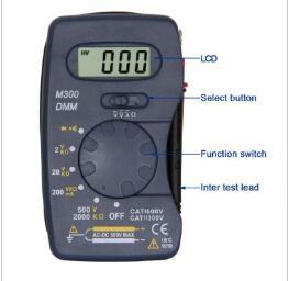 China Digital Multimeter M300 Pocket-Size Multimeter for sale