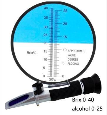 China Refractometer à mão do álcool à venda