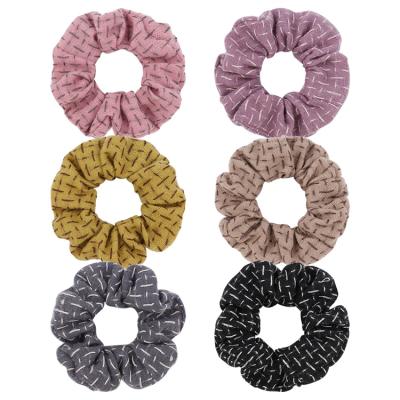 China Acrylic Knitted Children's Hair Accessories CIA Chinese Style Hair Band Ponytail Scrunchies Holder Single Elastic Hair Ropes for sale