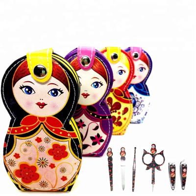 China Russian Doll Manicure Kit Daily Nail Care and Pedicure Nail Gift for sale