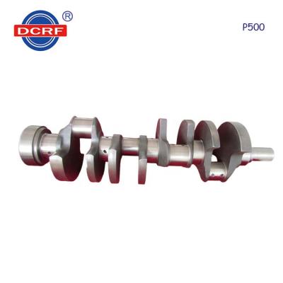 China Engine Parts Forged Steel P500 Engine Crankshaft for sale