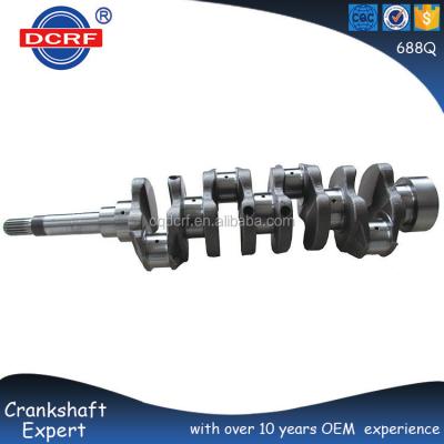 China Engine Parts Harvesters Spare Parts Engine Crankshaft For Kubota 688Q for sale