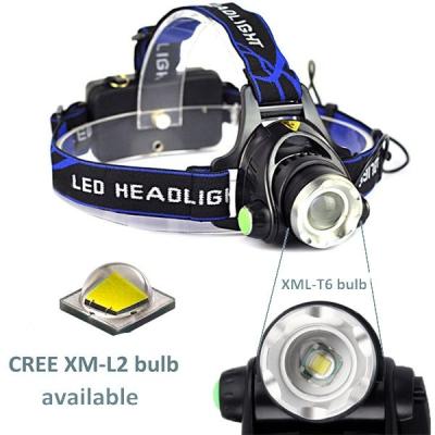 China Camping Led Head Lamp With 3 Modes Perfect For Outdoor Hunting&Outdoor Camping Rechargeable Rising Headlight for sale