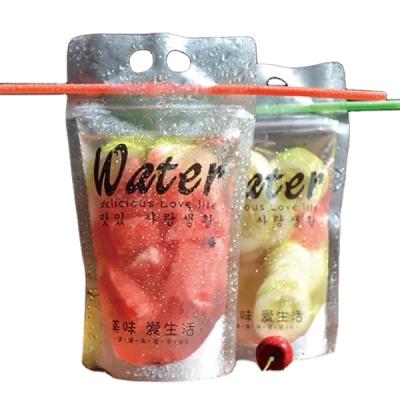 China Tea factory top selling juice high quality food grade transparent pouches for sale