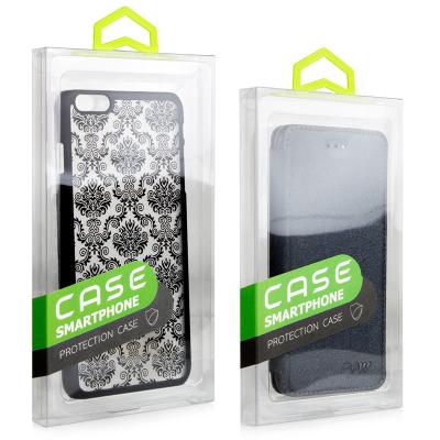 China Recycled Materials Printed Your Logo Cheap Small Transparent Plastic Paper Iphone Mobile Phone Case Box Package for sale