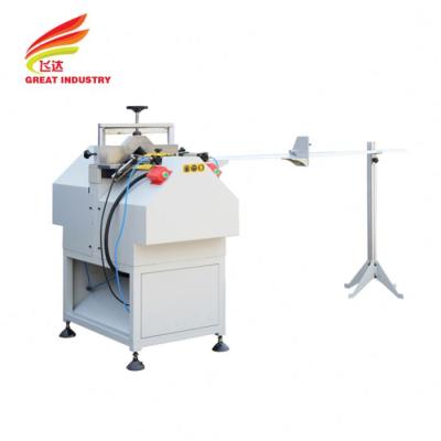 China Single building material stores upvc pvc windows and door glazing bead making cutting machine for sale