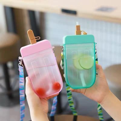 China Fashion Ice Cream Drinks Cup Purse Water Bottle Drinks Cup Purses With Straw Handbag Cup Women Crossbody Bag Cute Popsicle Drinks Purse for sale