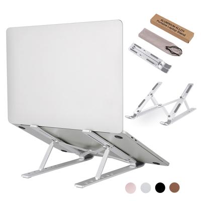 China Adjustable Vertical Laptop Stand Aluminum (Height) Adjustable Notebook Stand Computer for Laptop and Tablet for iPad Stand Desk Desk Support for sale