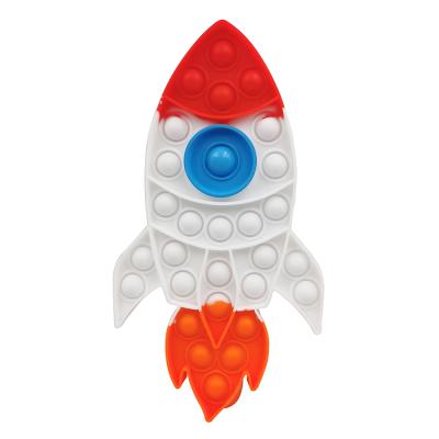 China Stress Reliever Rocket Popper Fidget Sensory Toys Stress Reliever Silicone Restless Person Toys Adults Kids 2021 New for sale