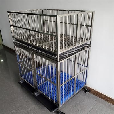 China Customized dog kennel stainless steel breeder dog breeder services handsome stackable cage xxl custom made dog kennel for sale