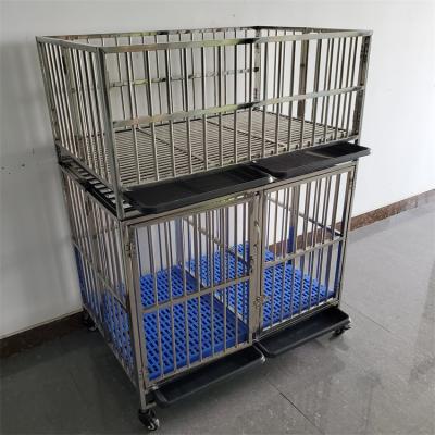 China High Quality Dog Kennel Cage Stainless Steel Breathable Customized Folding Pet Kennels 10ft Luxury Kennels for sale